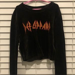 black velvet def leppard long sleeve !!
